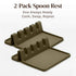 Silicone Spoon Rest with Drip Pad