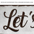 Let's Eat Sign