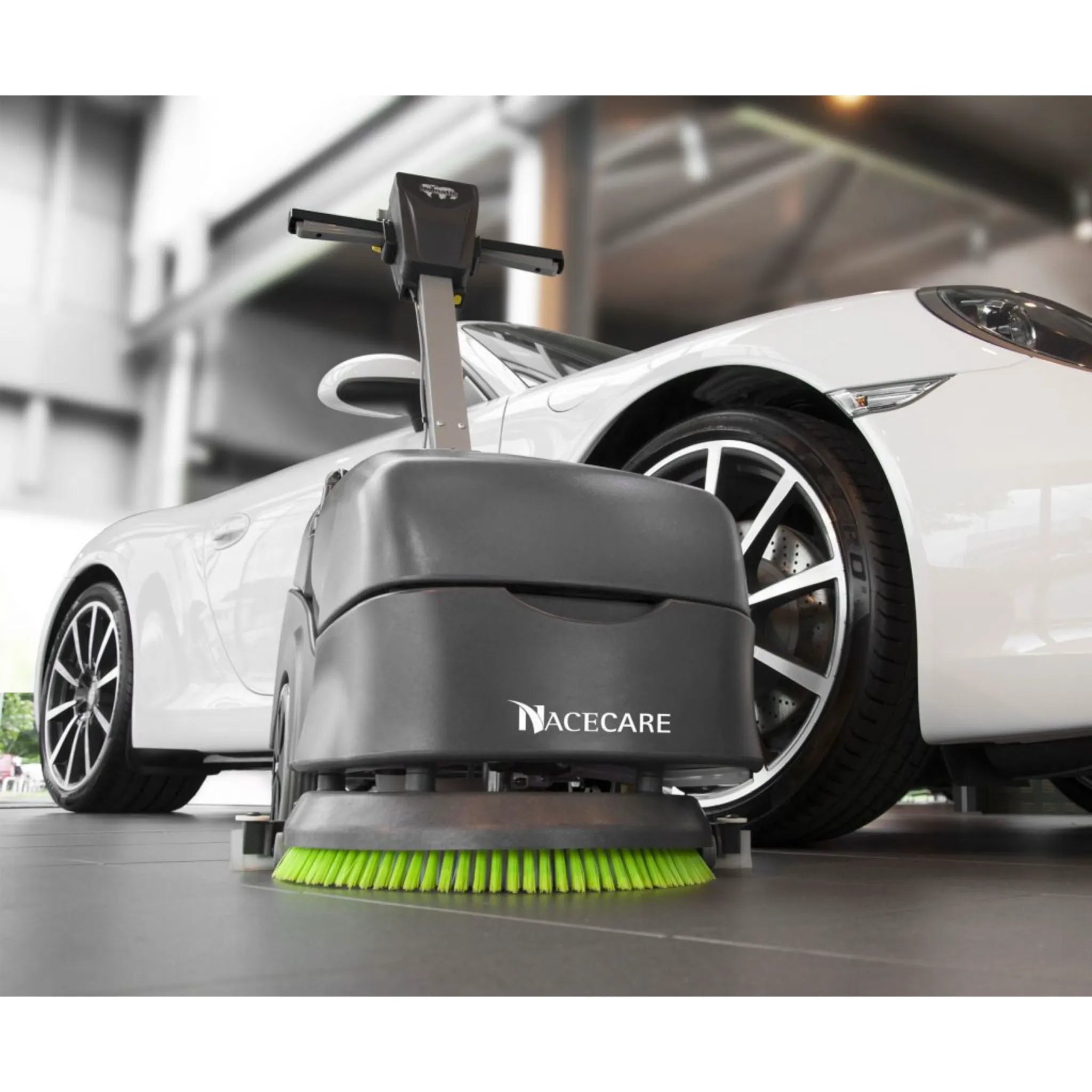 NaceCare 16″ Compact Floor Scrubber with Pad Driver