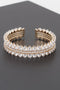 THE VESSEL Double Jeweled Cuff Bracelet: NYFW BYMANYC ® New York