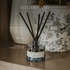 Coastal Lemon Blue Tinted Glass Jar Reed Diffuser