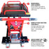 Electric Hydraulic Lift Table – 600 lb, 59 in. Extension Portable Powered Scissor Lift Cart for Warehouses, Shops & Material Handling