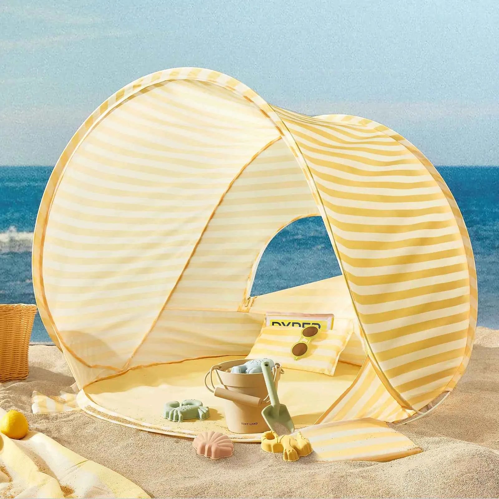 Tiny Land® One-Stop Beach Toy & Tent Set