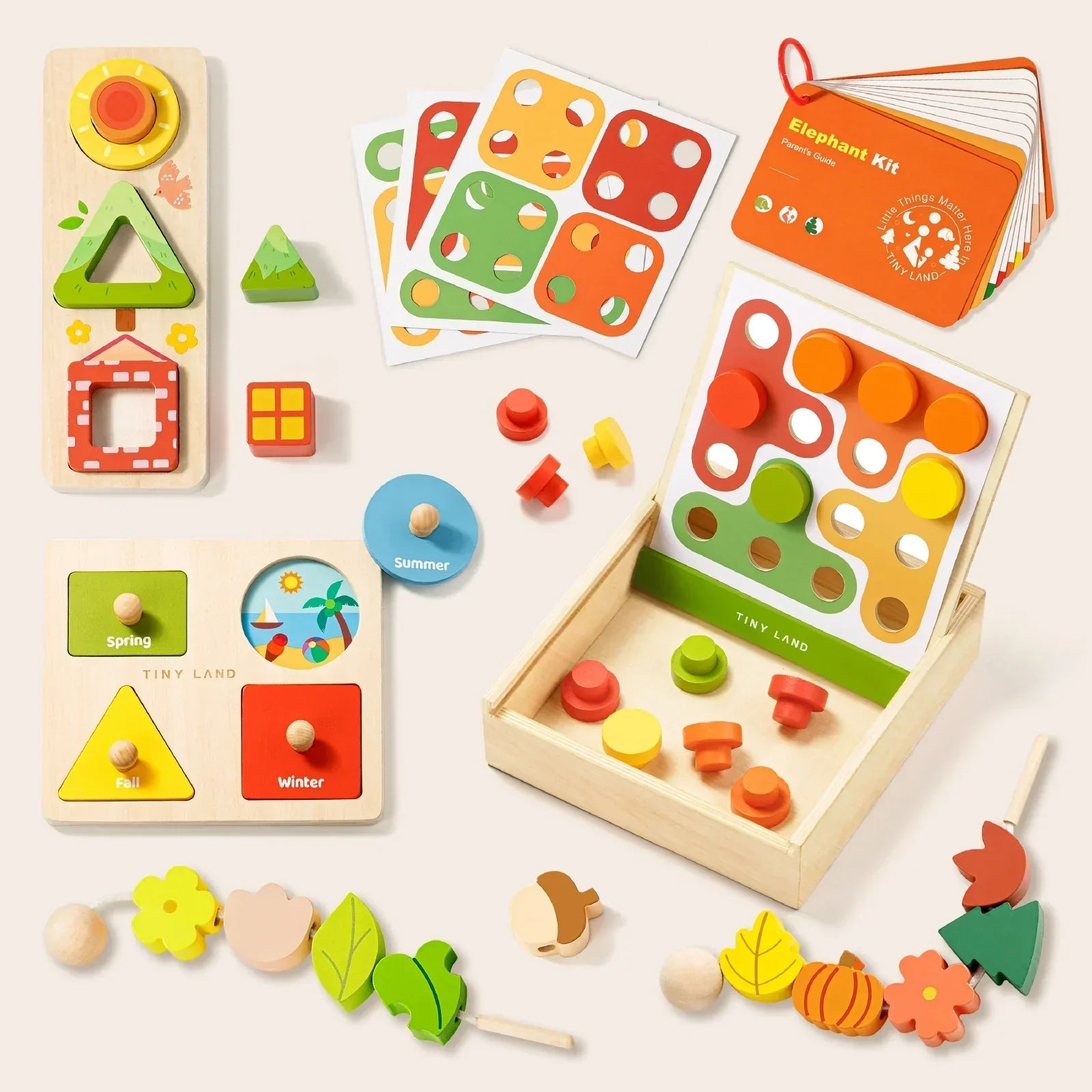 Tiny Land Montessori Toys Set for Toddlers (18-24month)