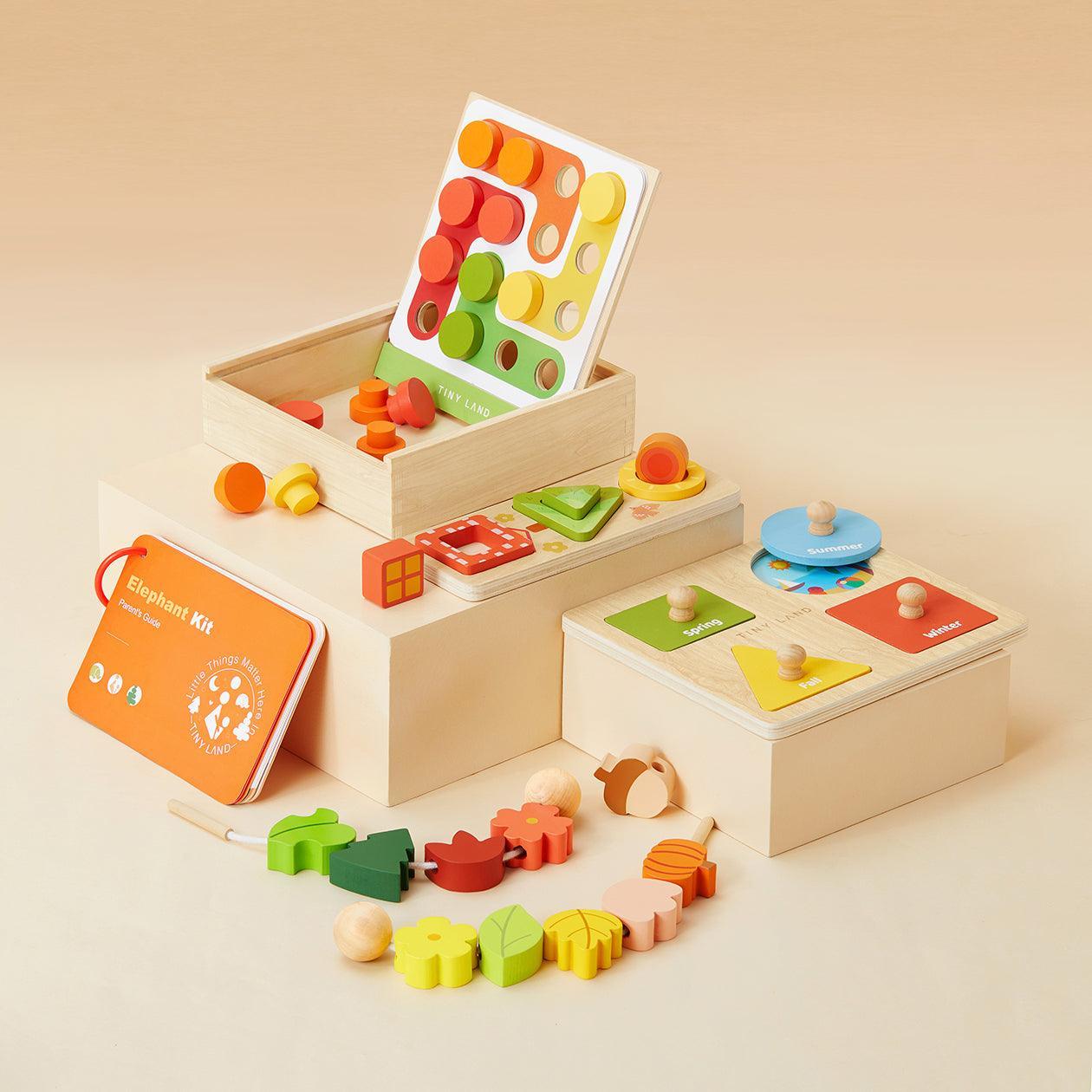 Tiny Land Montessori Toys Set for Toddlers (18-24month)