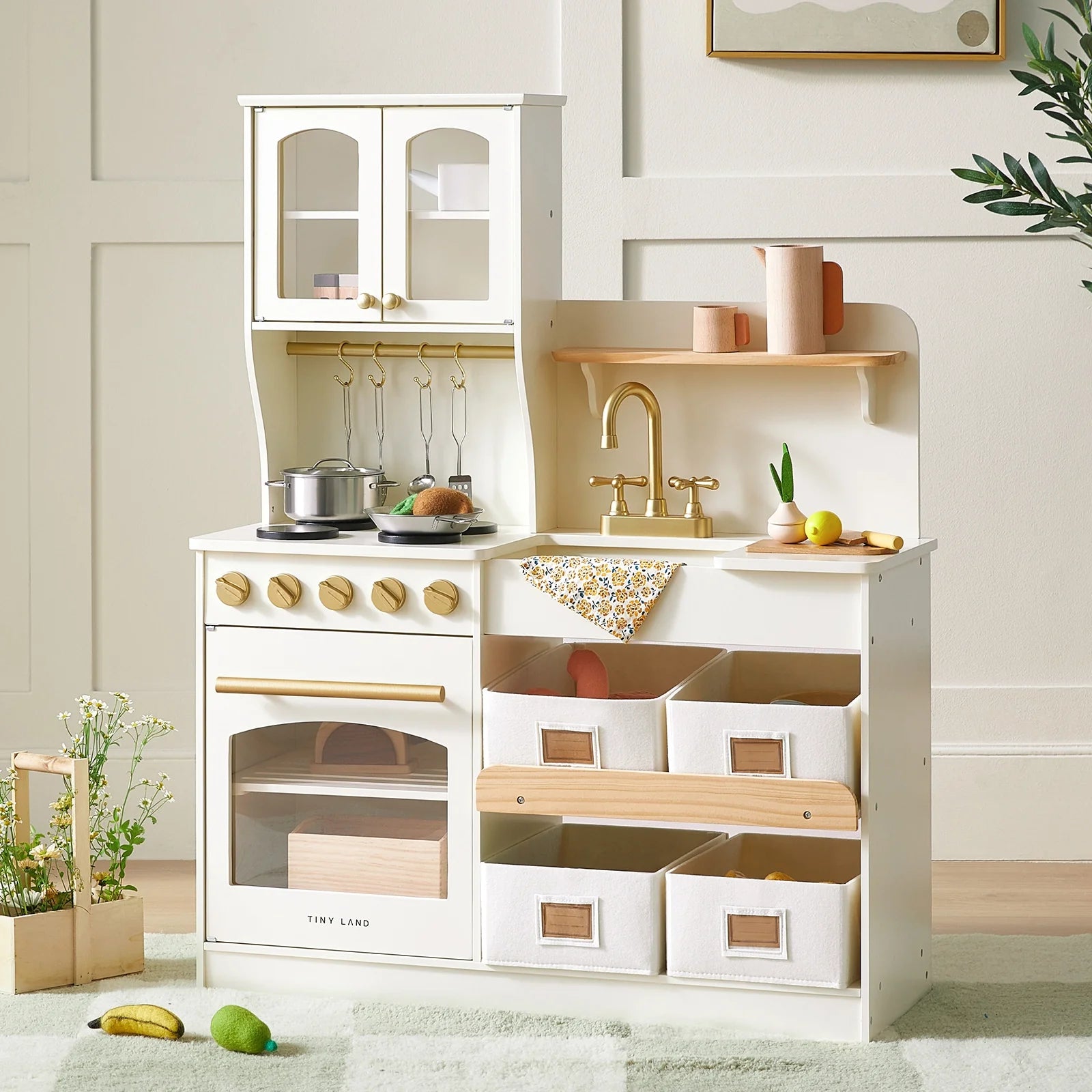 Tiny Land Serenity Play Kitchen - Cream