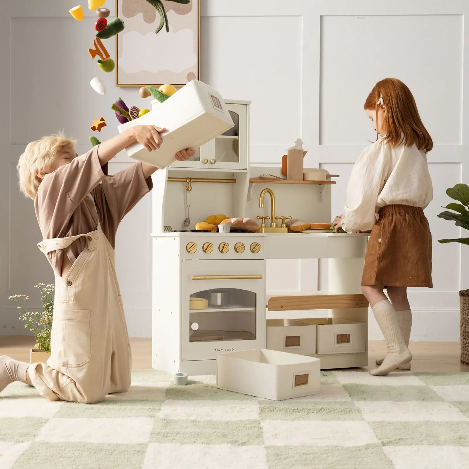 Tiny Land Serenity Play Kitchen - Cream