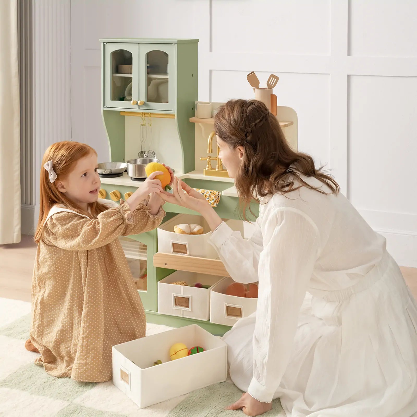 Tiny Land Serenity Play Kitchen - Sage Green