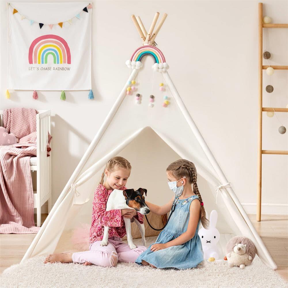Tiny Land Teepee for Kids with Mat