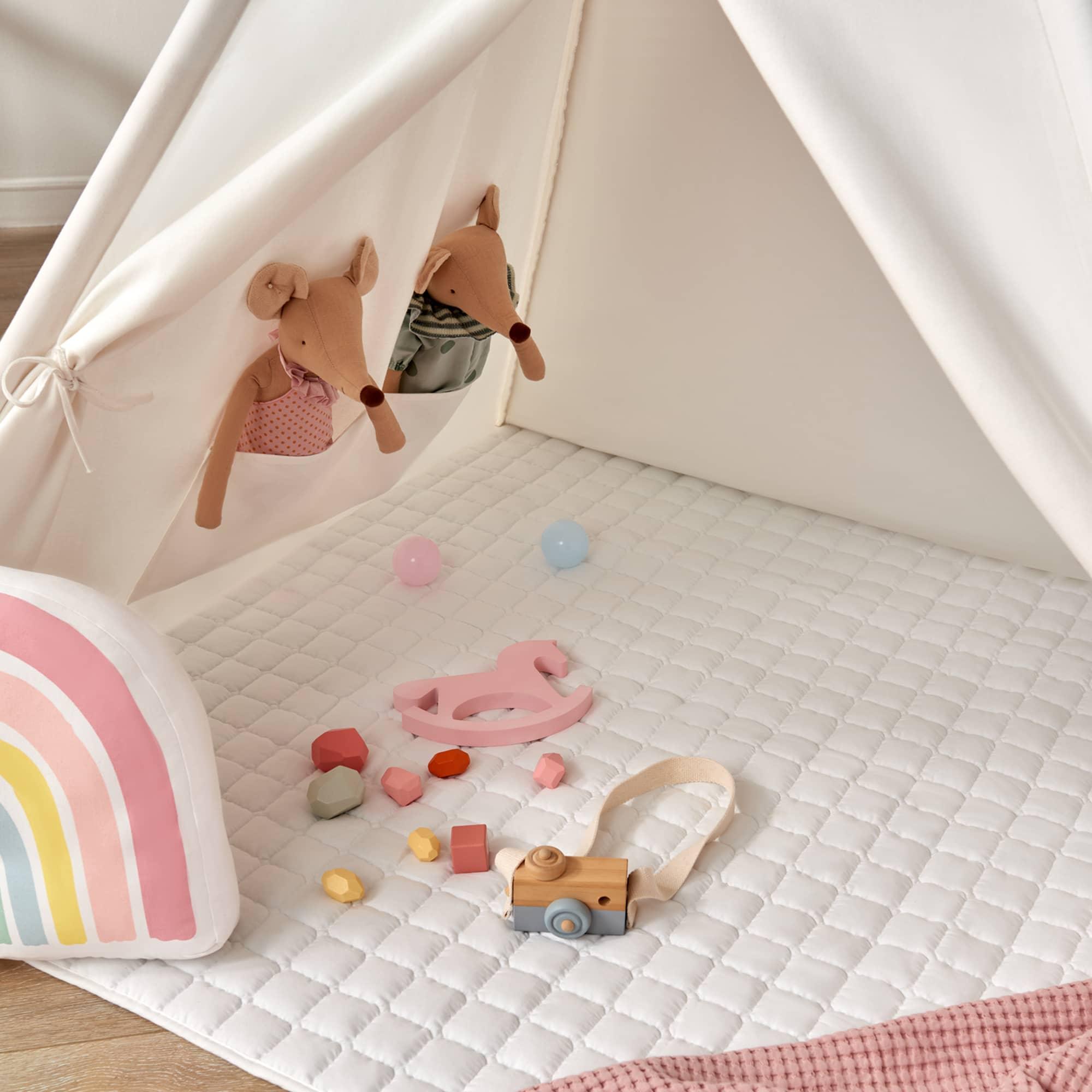 Tiny Land Teepee for Kids with Mat