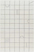 Tieve Black & White Grid Wool Rug