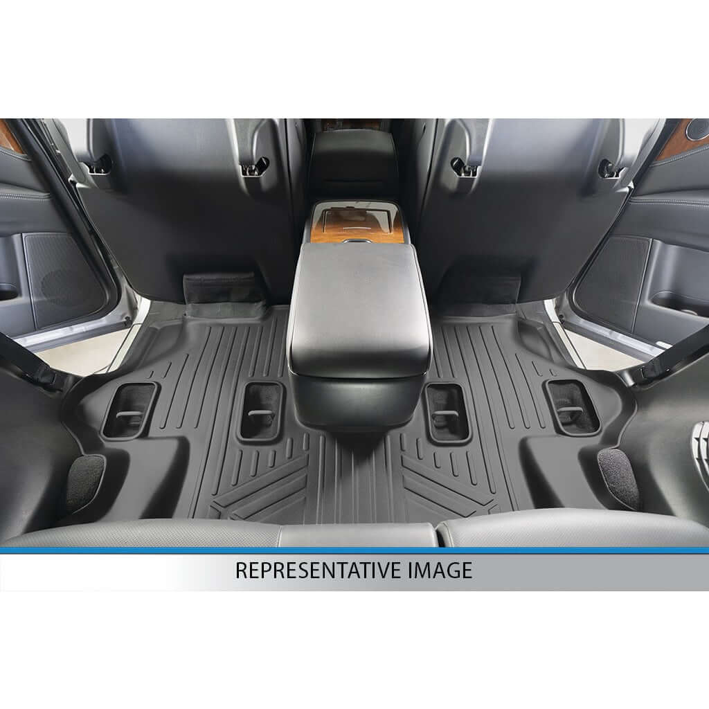 SMARTLINER Custom Fit Floor Liners For 2013-2020 Toyota Sienna (8 Passenger Model)
