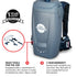 PRE ORDER: 18V Battery Powered Backpack Vacuum 6L for Janitorial Cleaning – Lightweight Cordless Commercial Vacuum with Quiet Operation