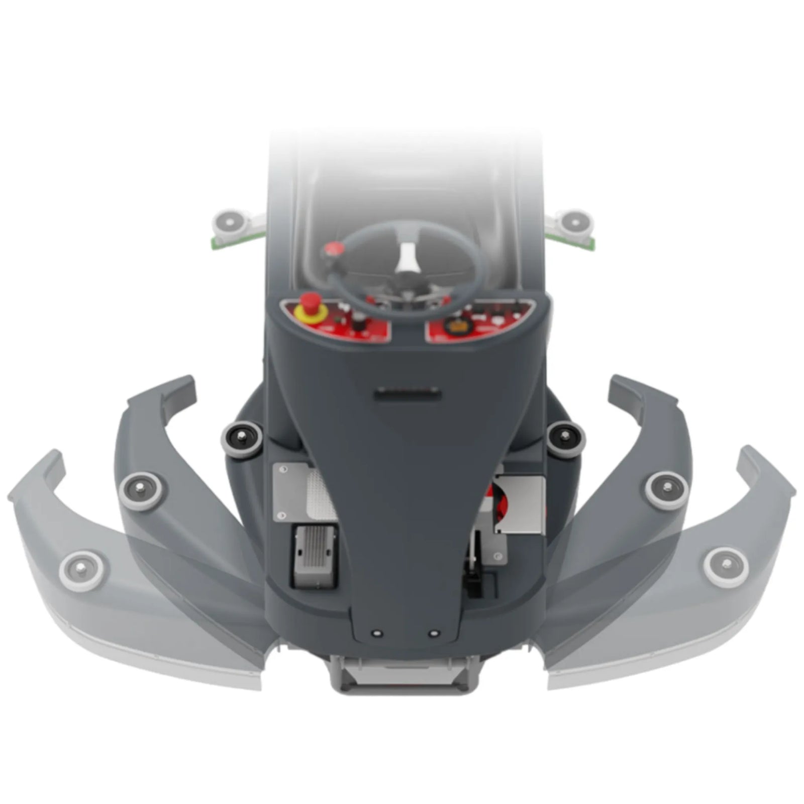 NaceCare TVL 850/300T 26″–34″ Ride-On Scrubber – 6 NX1K Batteries