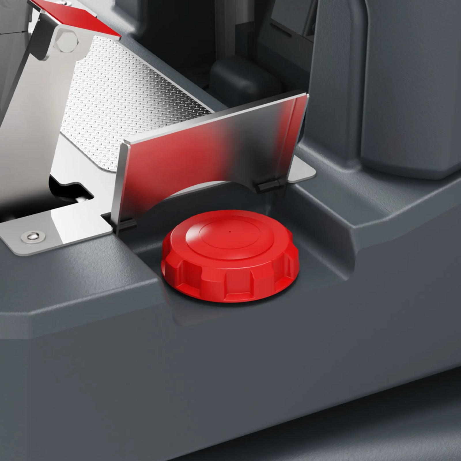 NaceCare TVL 850/250T 26″–34″ Ride-On Scrubber – 5 NX1K Batteries