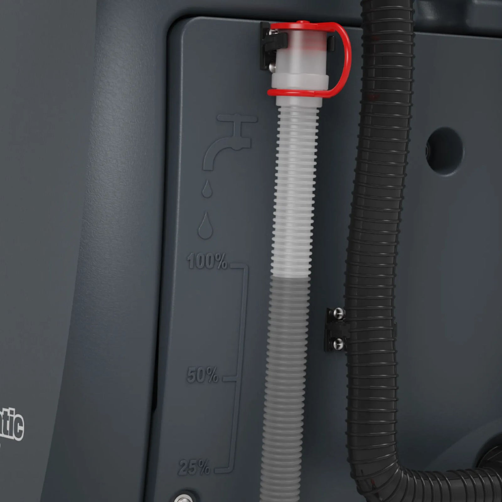 NaceCare TVL 850/250T 26″–34″ Ride-On Scrubber – 5 NX1K Batteries