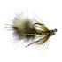 Tungsten Bead Tactical Olive Mini Bugger Czech Nymph Euro Nymphing Fly - 6 Flies Size 12