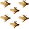 Tungsten Bead Tan Mop Fly Tactical Jig Czech Euro Nymph Barbless Fly 6 Flies - Size 14
