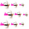 Tungsten Bead Blow Torch Jig Assortment Tactical Nymph Euro Fly - 9 Flies Sizes 10, 12, 14