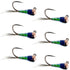 Tungsten Bead Gasolina Perdigon Tactical Jig Czech Euro Nymph Spanish Nymphing Fly - 6 Flies Size 16