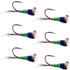 Tungsten Bead Gasolina Perdigon Tactical Jig Czech Euro Nymph Spanish Nymphing Fly - 6 Flies Size 18