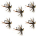 Tungsten Bead Soft Hackle Pheasant Tail Tactical Jig Czech Nymph Euro Nymphing Fly - 6 Flies Size 14