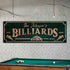 Neighborhood Pool Hall Billiards Sign