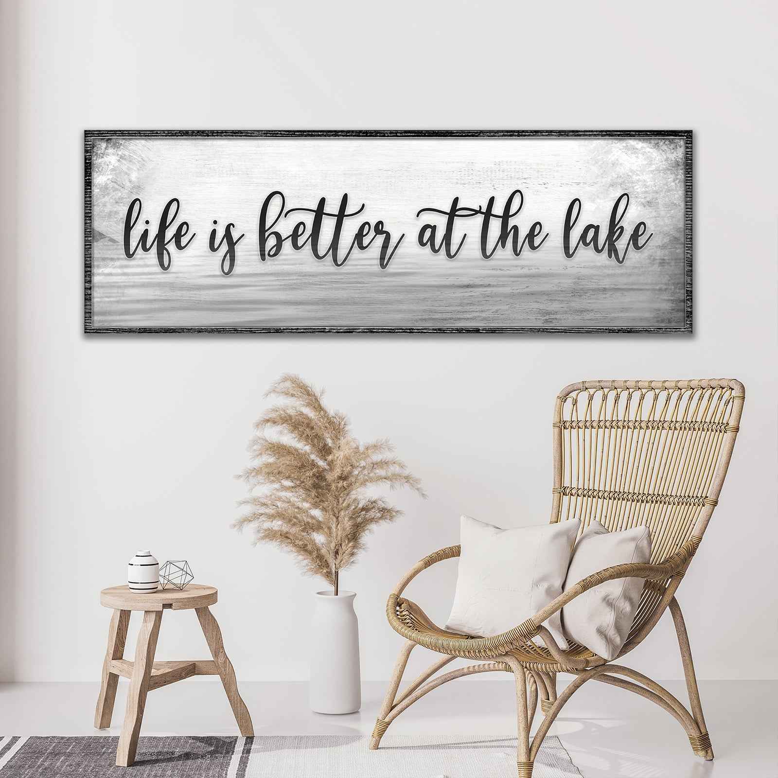 Life Is Better At The Lake Sign
