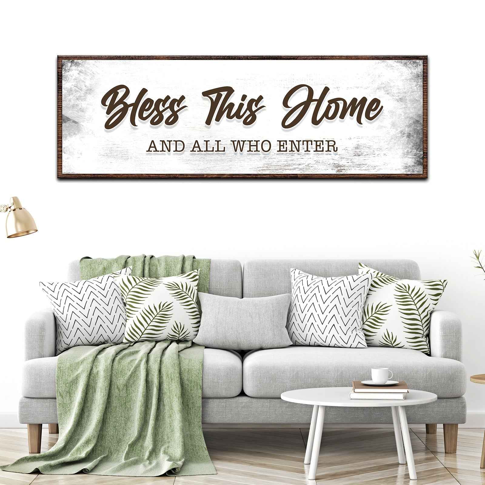 Bless This Home And All Who Enter Sign