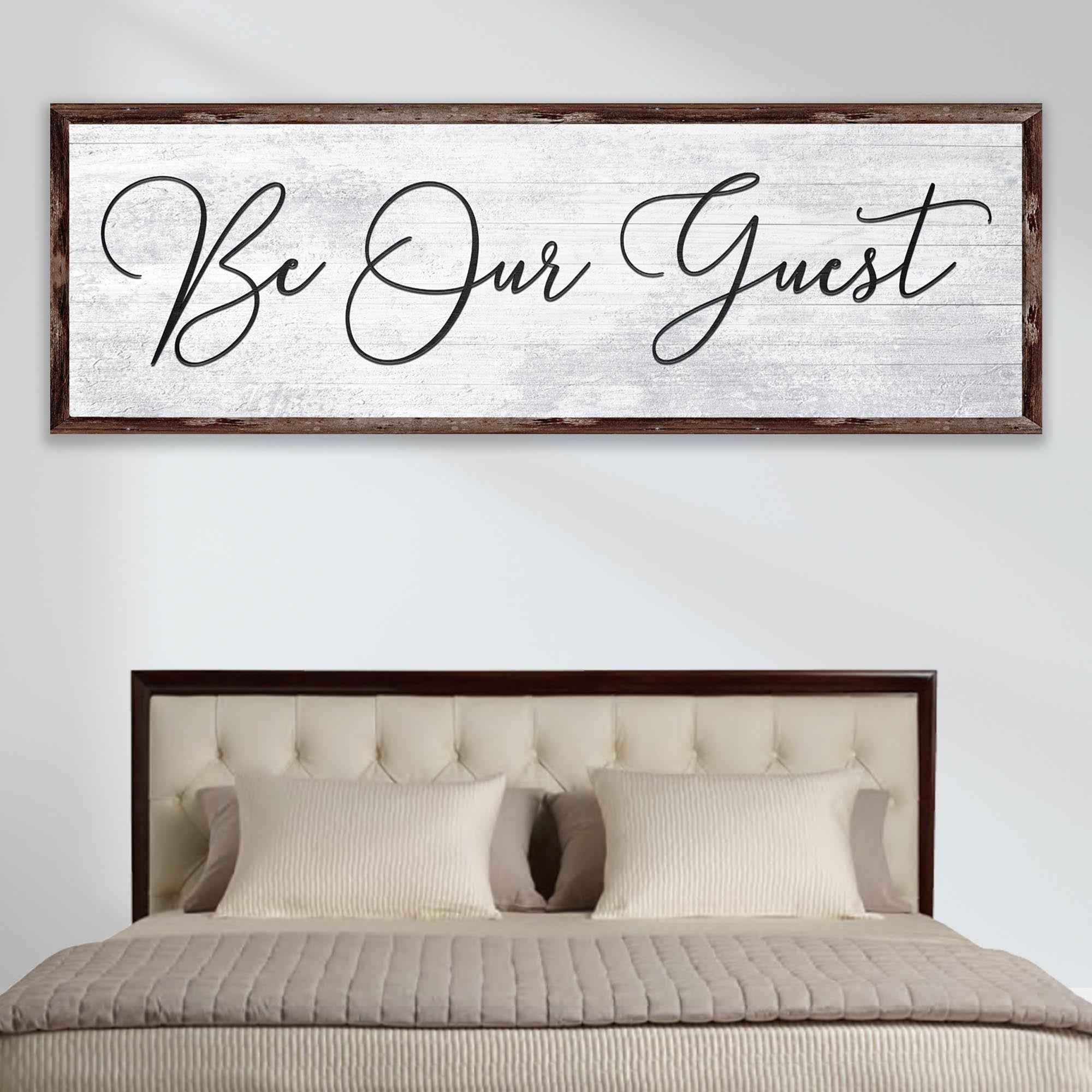 Be Our Guest Sign IV