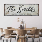 Thanksgiving Family Sign II