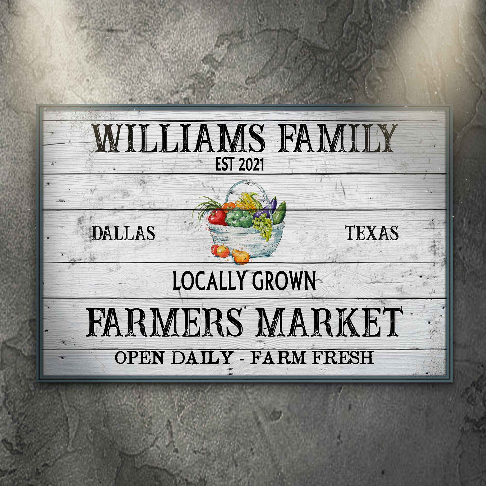 Farmers Market Sign II