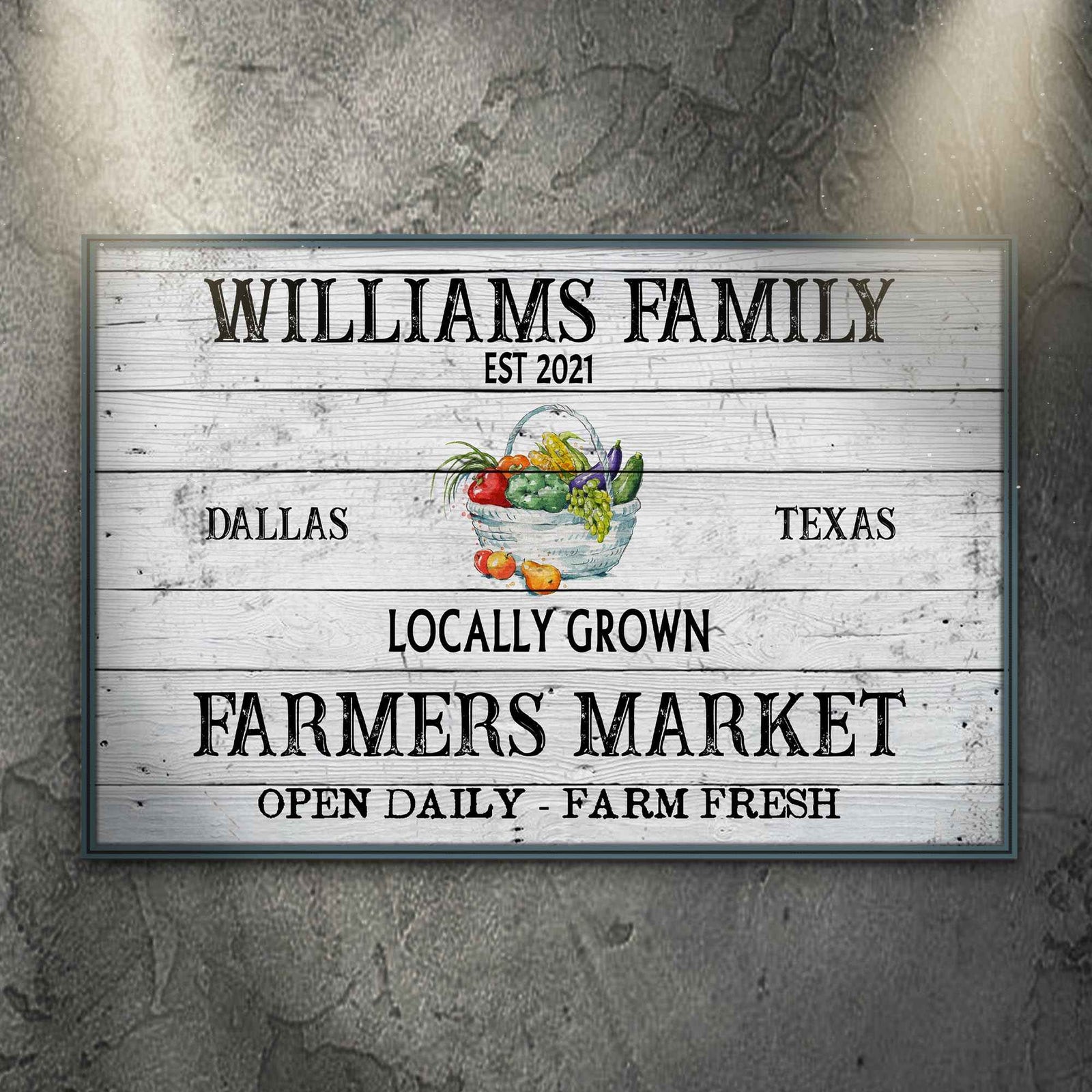 Farmers Market Sign II