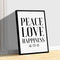 Peace Love Happiness Sign II