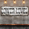 Lower Level Theater Sports Games Basement Bar Sign