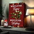 Kisses And Wishes Mistletoe Sign