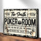 Take The Risk Poker Room Sign