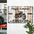 Motorcycle Wood Sign