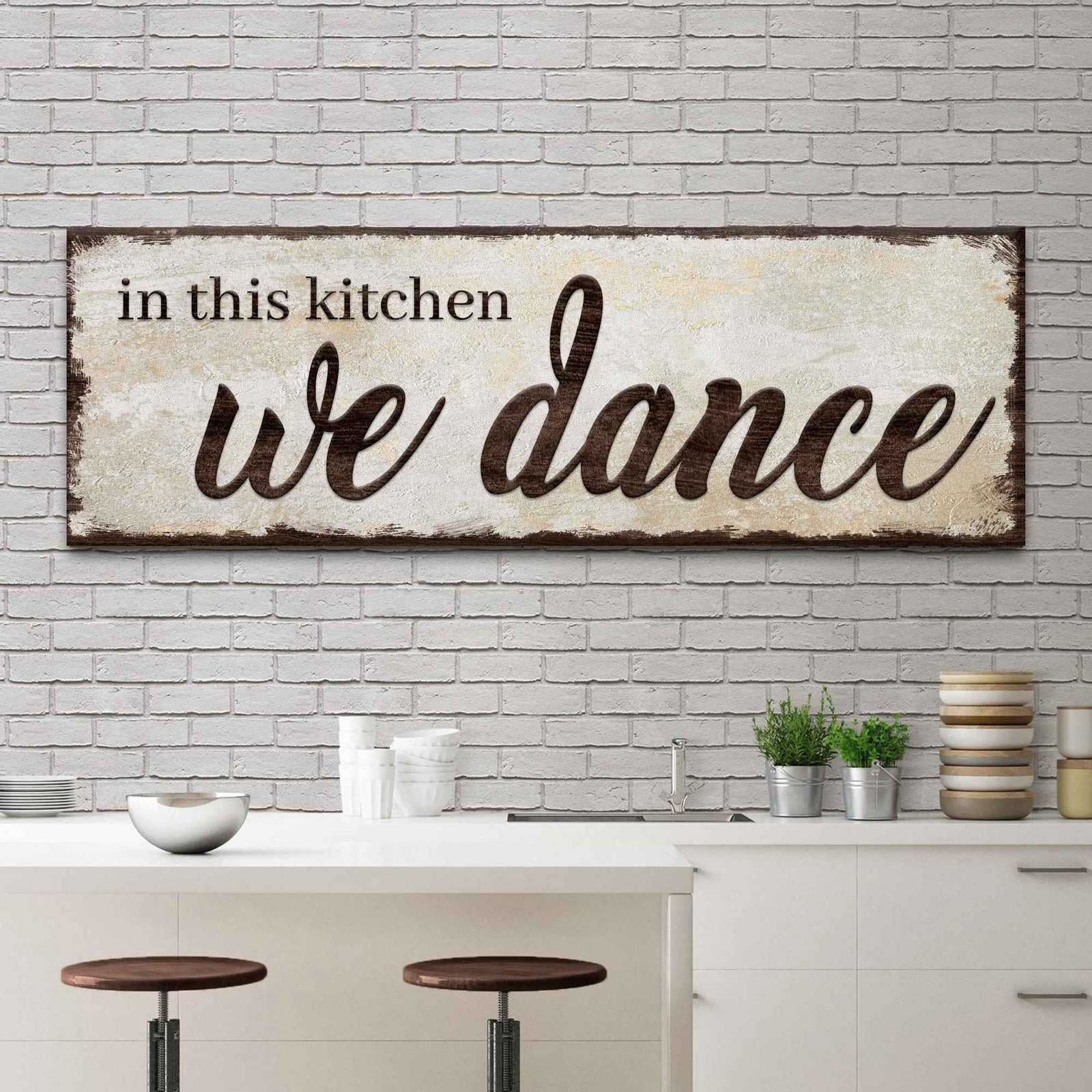 In This Kitchen We Dance Sign