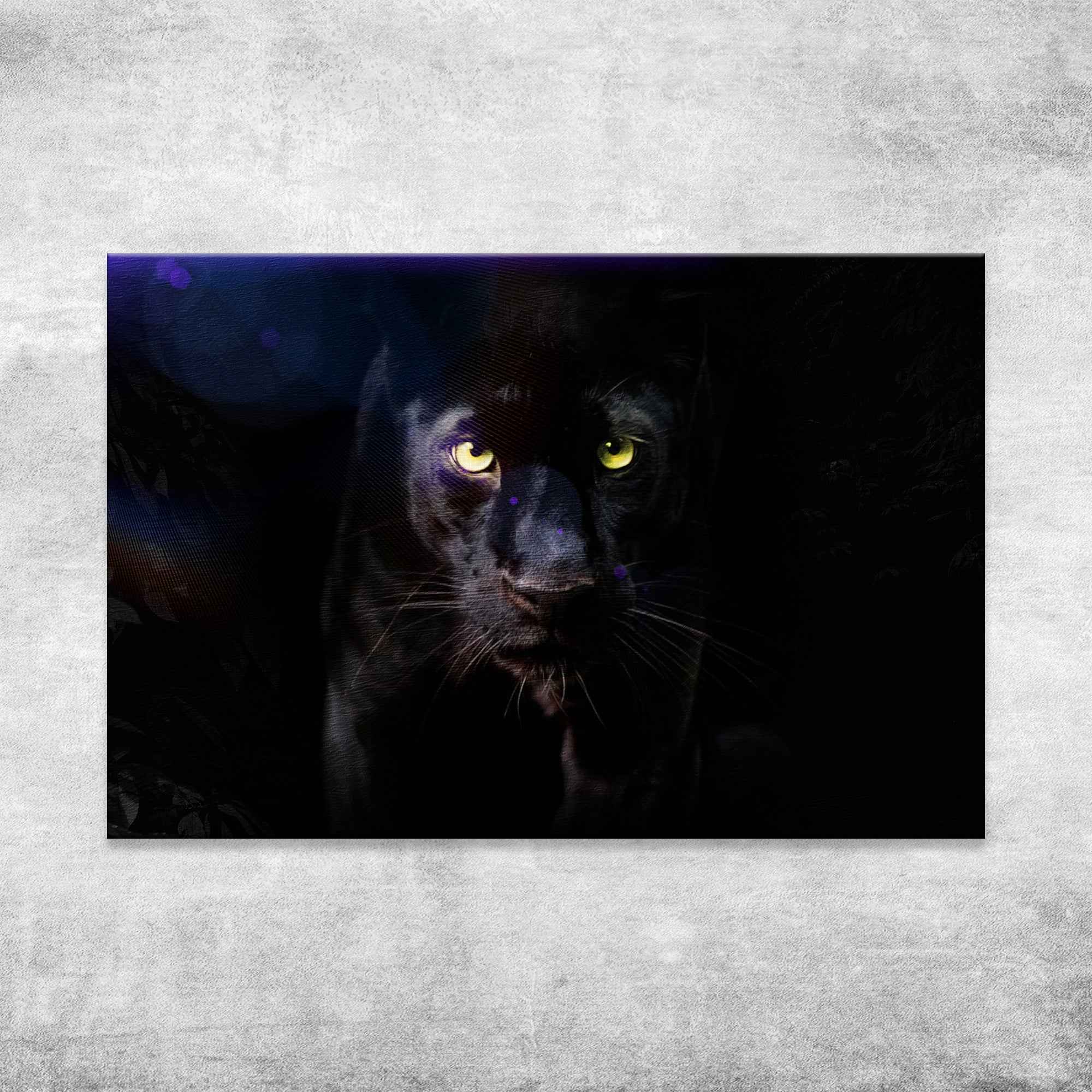 Rare Black Panther Canvas Wall Art