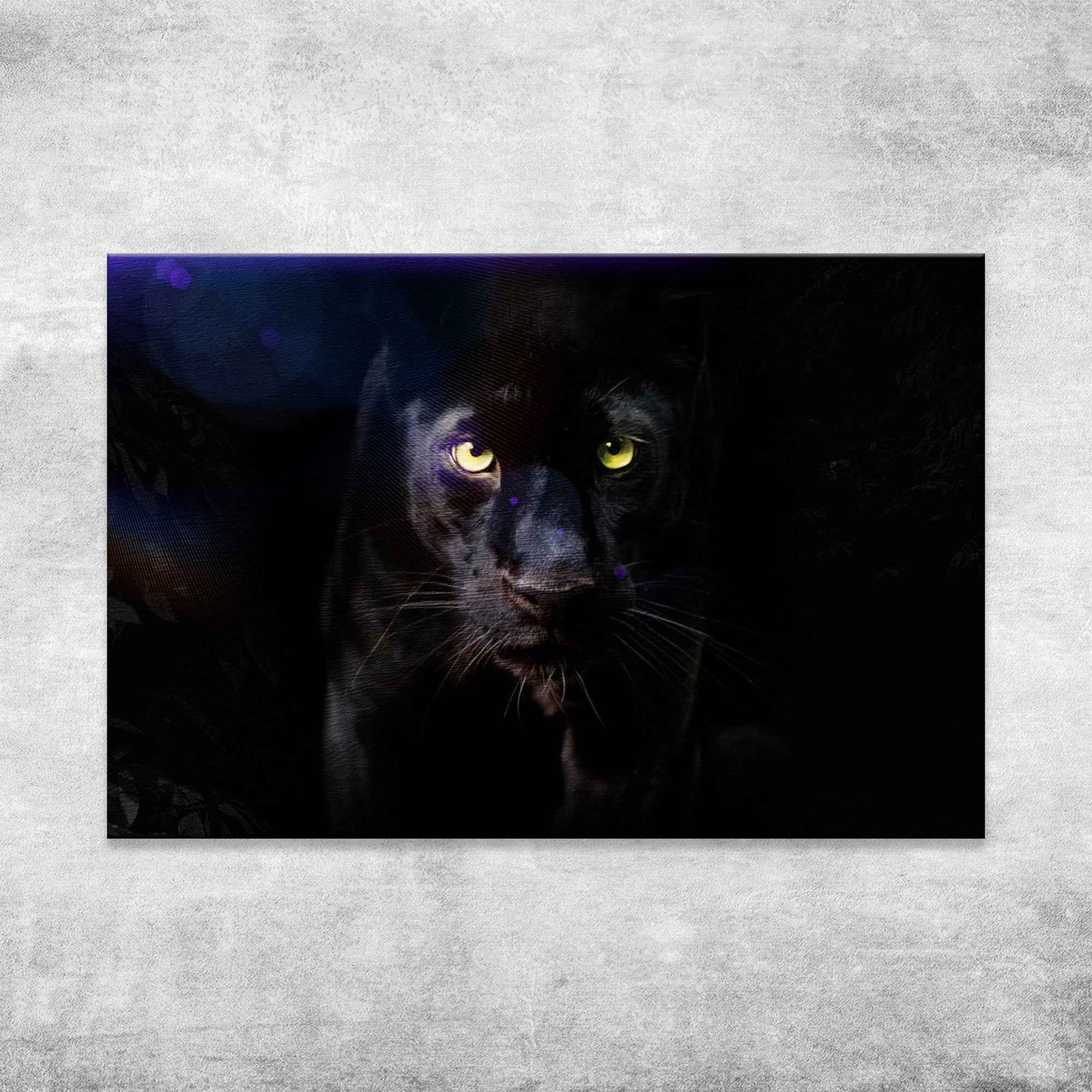 Rare Black Panther Canvas Wall Art