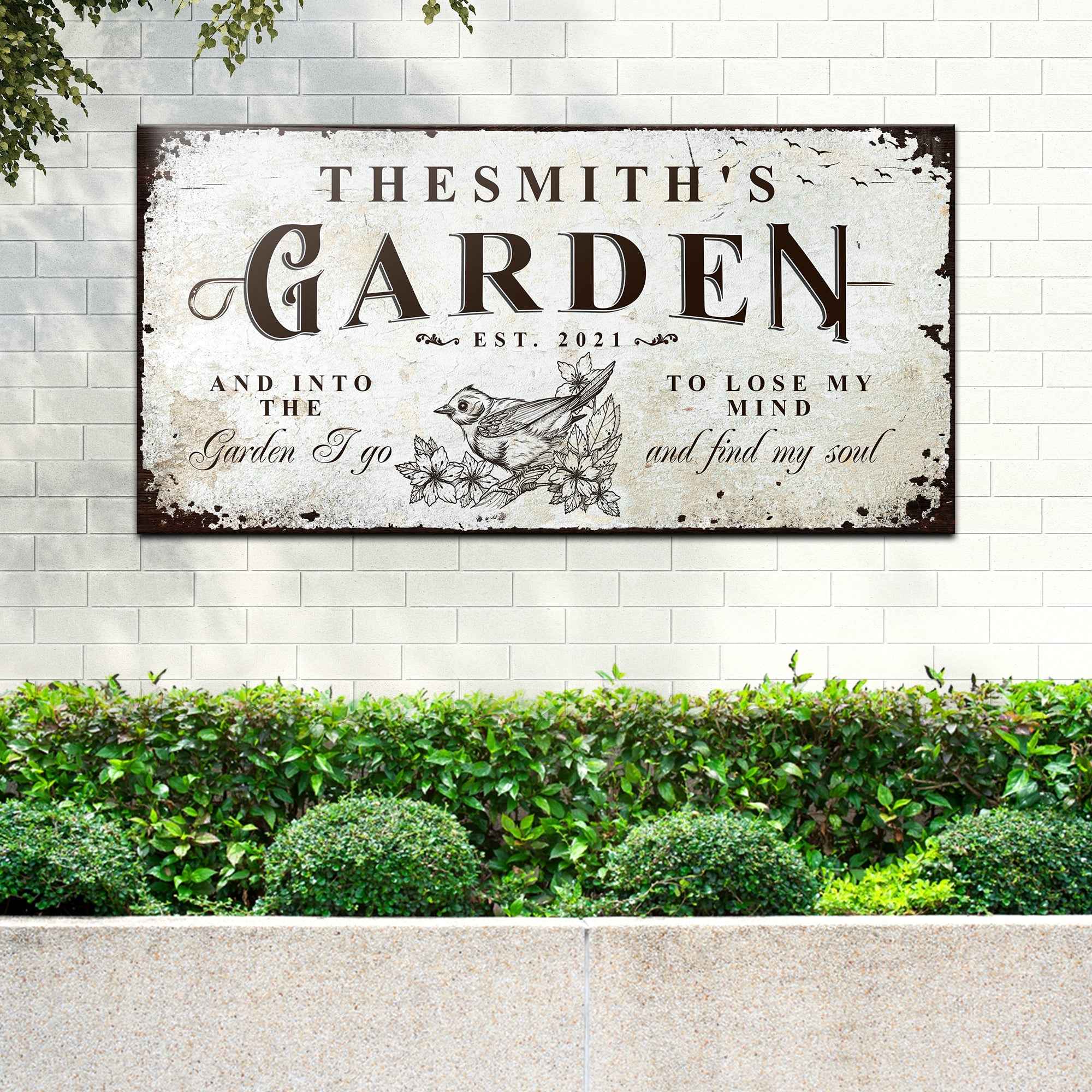 Family Garden Sign