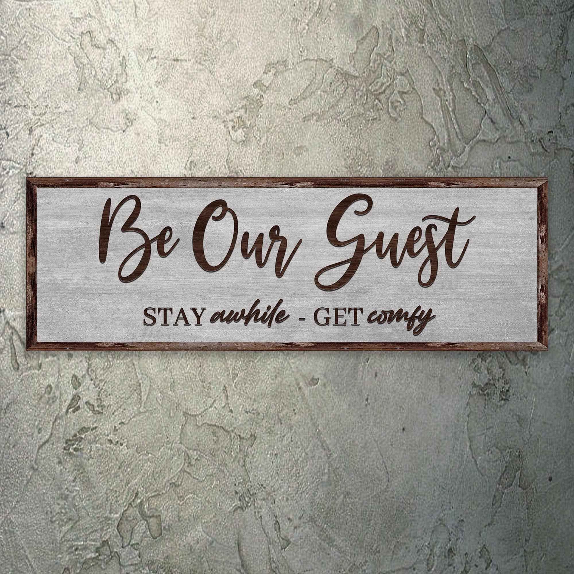 Be Our Guest Sign III