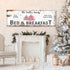 Christmas Bed & Breakfast Sign