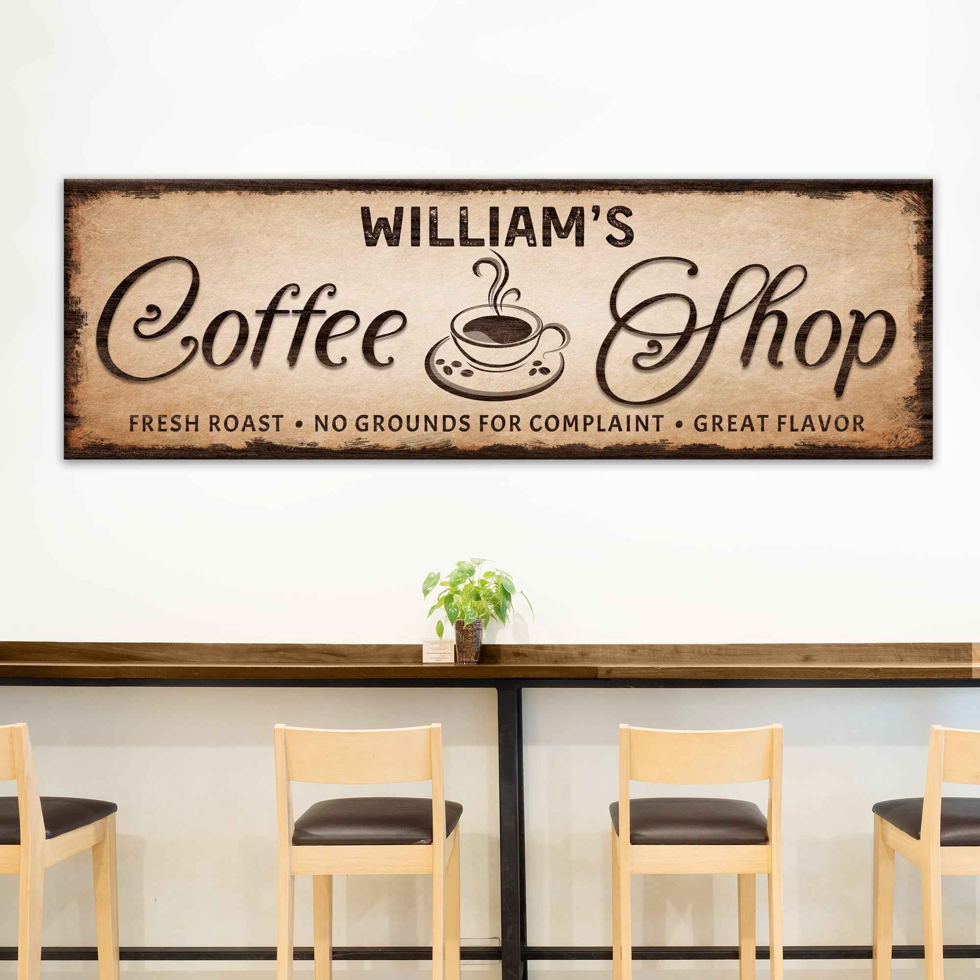 Coffee Shop Sign III