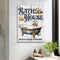 Relax Soak Unwind Bath House Sign
