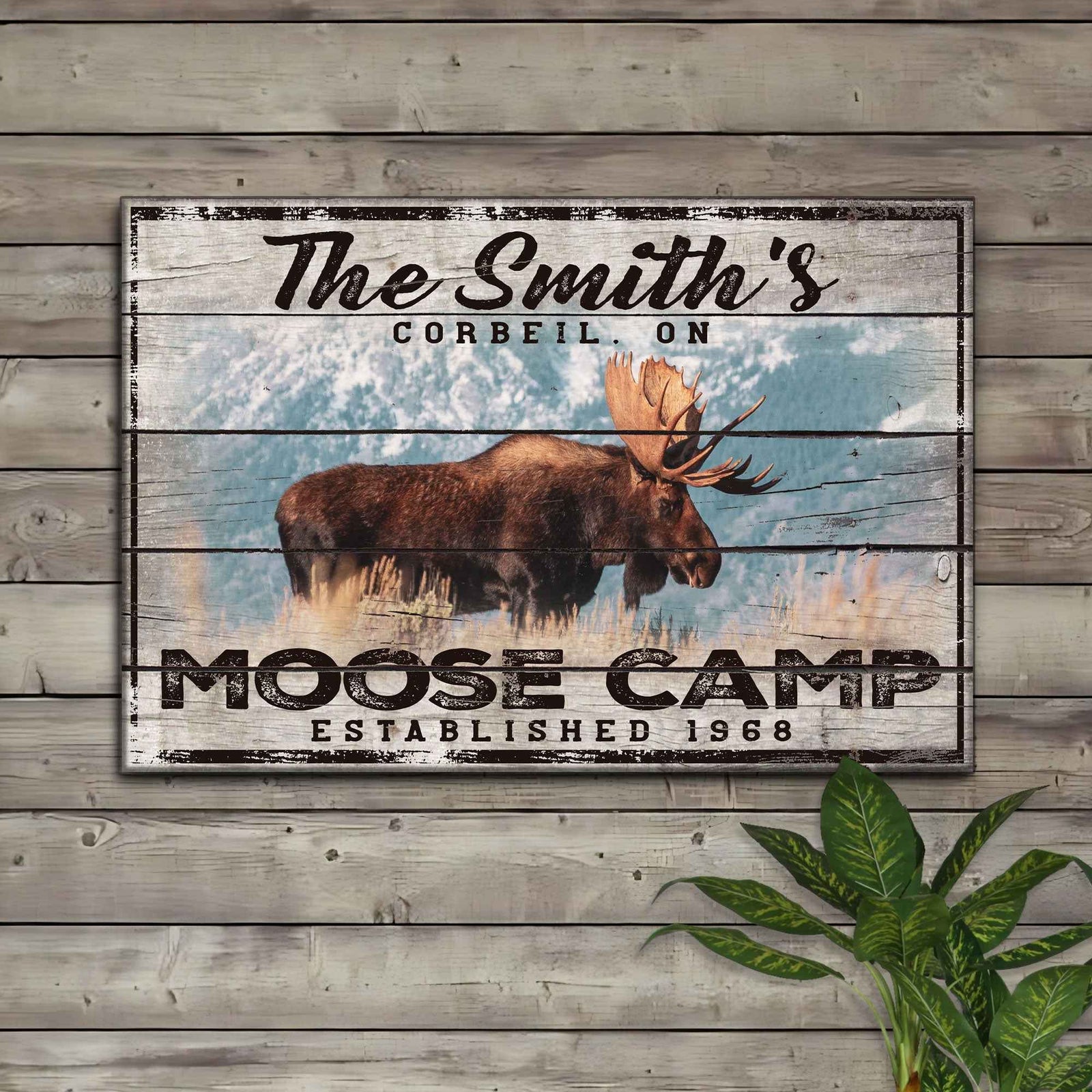Moose Camp Sign