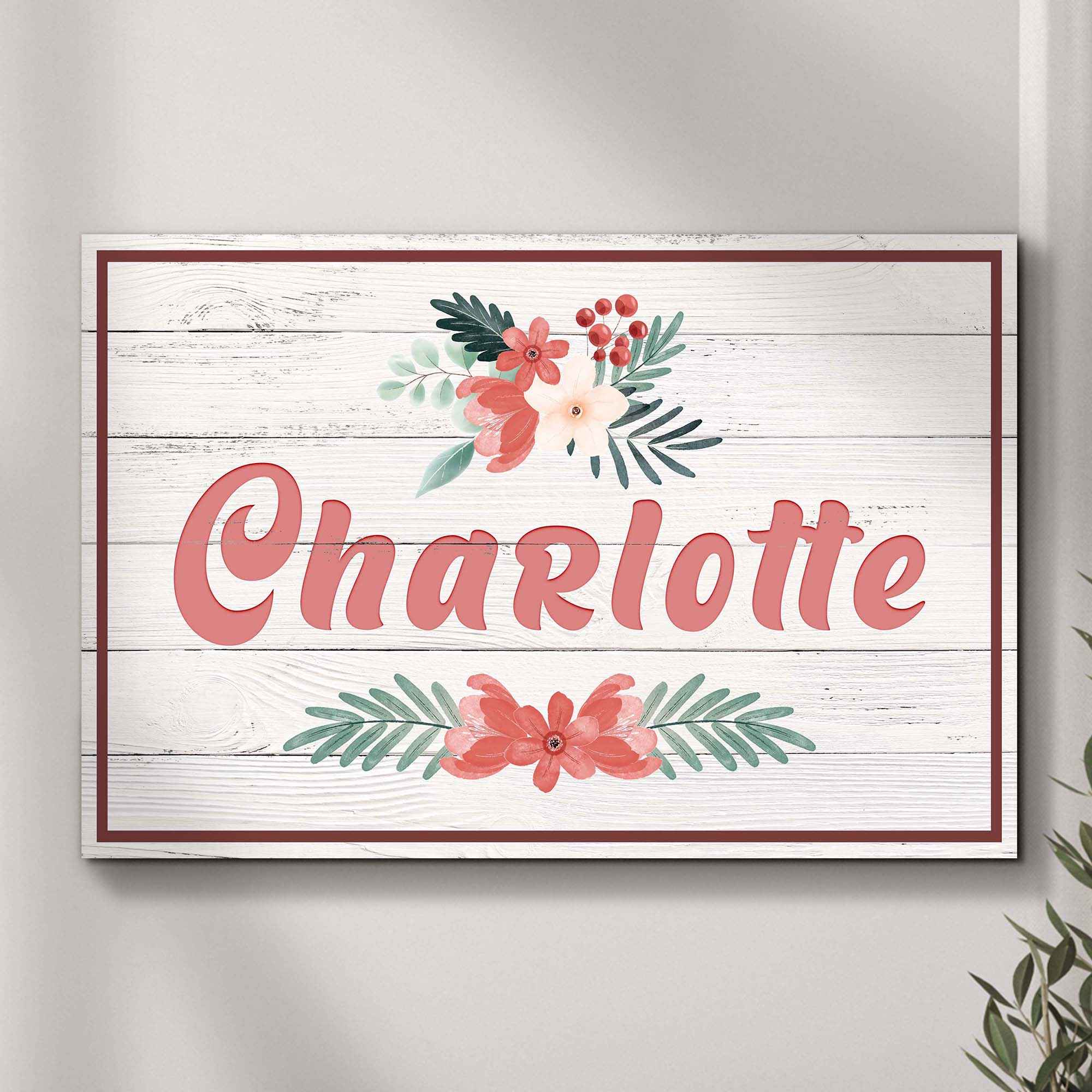 Flower Kids Room Sign