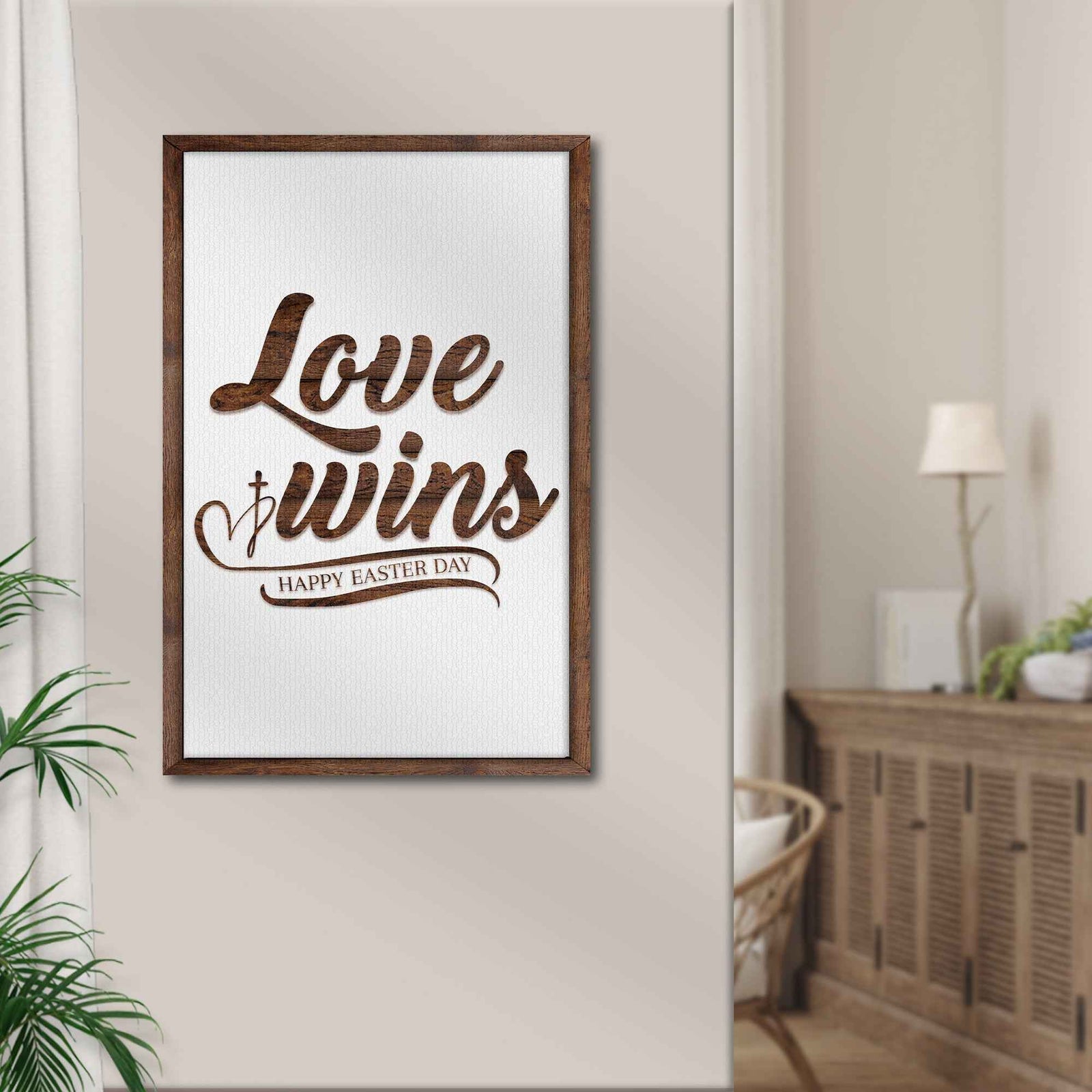 Easter Love Wins Sign