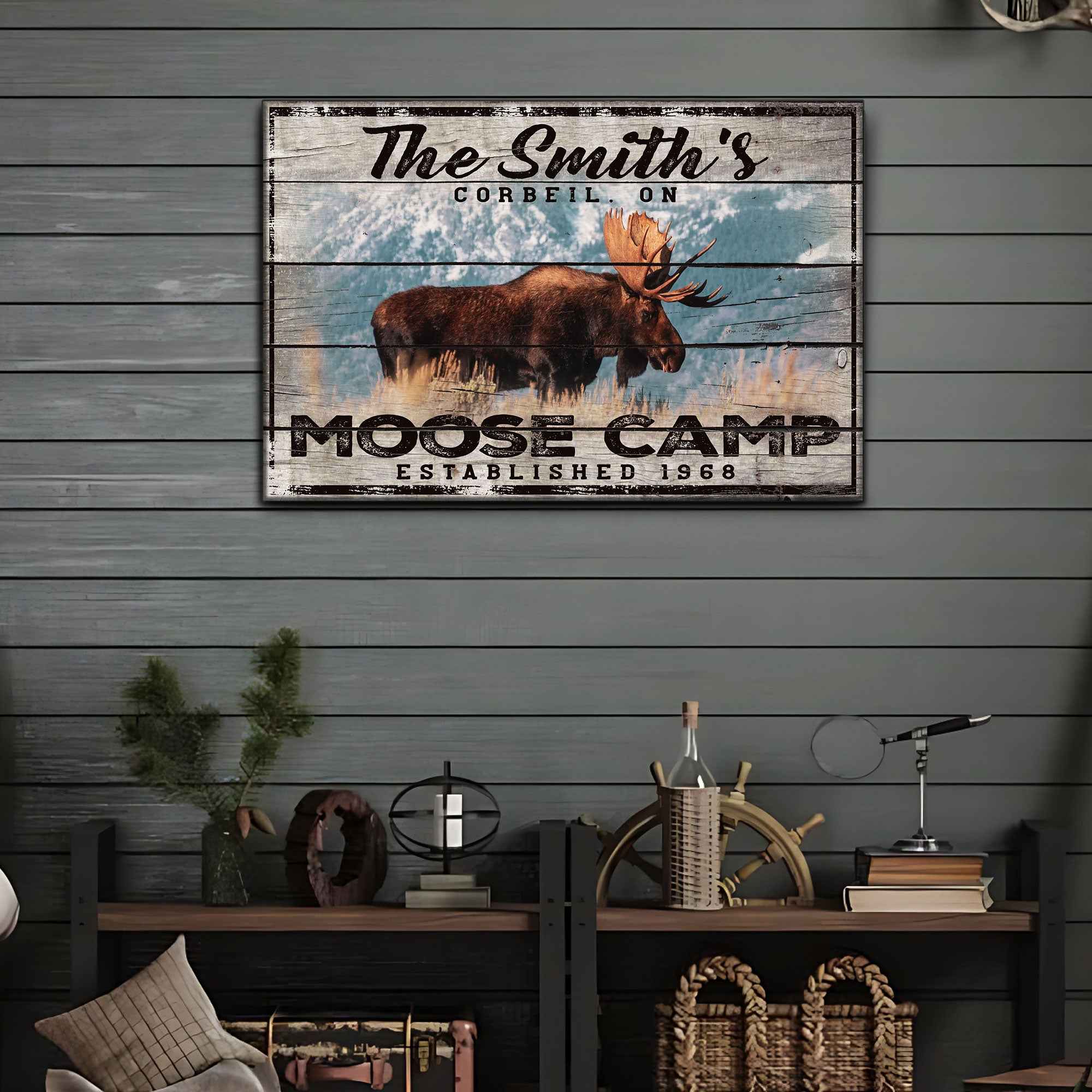 Moose Camp Sign